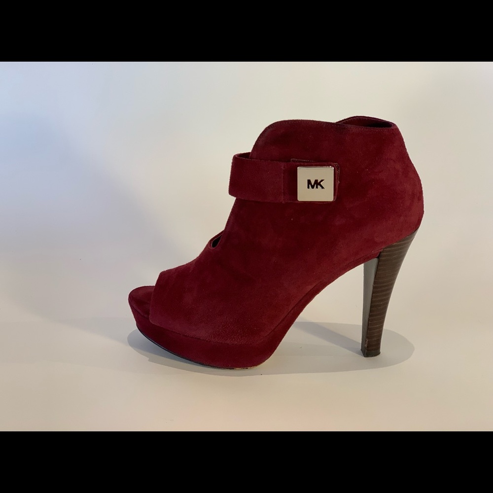 Michael Kors suede booties